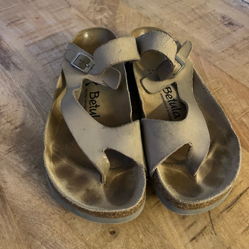 Betula By Birkenstock Jasmin Leather Sandals Sz 37 Women’s Sz 6